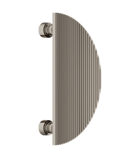 Ручки для дверей Ручка дверная Элеонора Курво. Цвет Полированный никель. Коллекция Элеонора Курво. Картинка.