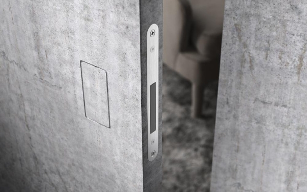 Ручки для дверей Скрытая ручка. Цвет Под покраску. Коллекция Скрытая ручка. Картинка.