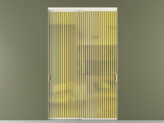 Перегородка Formato внутри проёма 2 створки