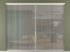 Перегородка Formato внутри проёма 4 створки