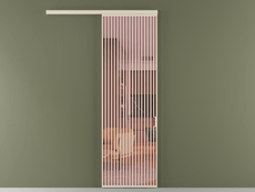 Перегородка Formato вдоль стены 1 створка