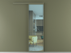 Перегородка Formato вдоль стены 1 створка