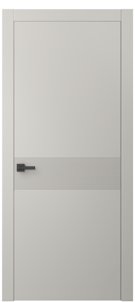 Дверь межкомнатная АКП 8041 МОС Матовый облачно-серый. Цвет Матовый облачно-серый. Материал Гладкая эмаль. Коллекция Линия. Картинка.