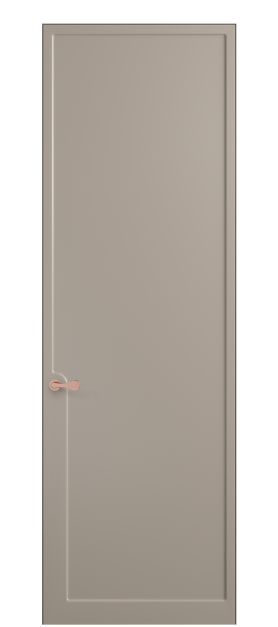Дверь межкомнатная 7502 МБСК. Цвет Матовый бисквитный. Материал Гладкая эмаль. Коллекция Softform. Картинка.