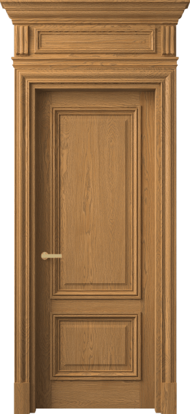 Дверь межкомнатная 7303 ДСЛ.М. Цвет Дуб солнечный матовый. Материал Массив дуба матовый. Коллекция Антик. Картинка.