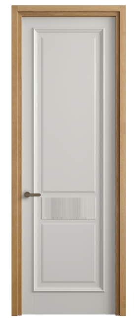 Дверь межкомнатная 6717 МСР. Цвет Матовый серый. Материал Гладкая эмаль. Коллекция Шарм. Картинка.