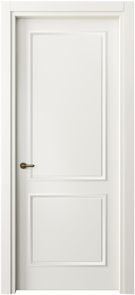 Дверь межкомнатная 8121 МЖМ. Цвет Матовый жемчужный. Материал Гладкая эмаль. Коллекция Париж. Картинка.