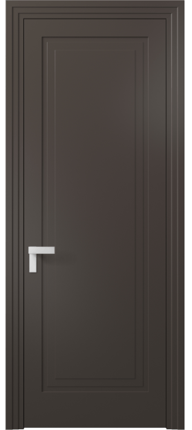 Дверь межкомнатная АКП 8301 МАН Матовый антрацит. Цвет Матовый антрацит. Материал Гладкая эмаль. Коллекция Рокка. Картинка.