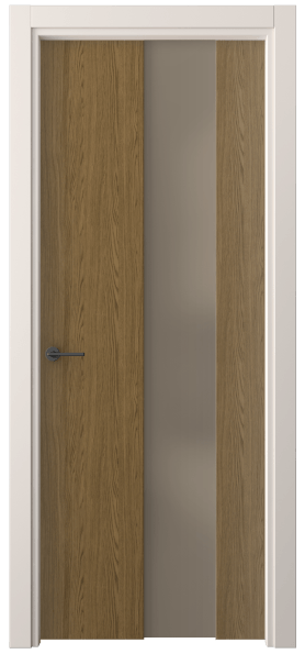 Дверь межкомнатная 4226 ТФД БР САТ. Цвет Торфяной дуб. Материал Ламинатин. Коллекция Фридом. Картинка.