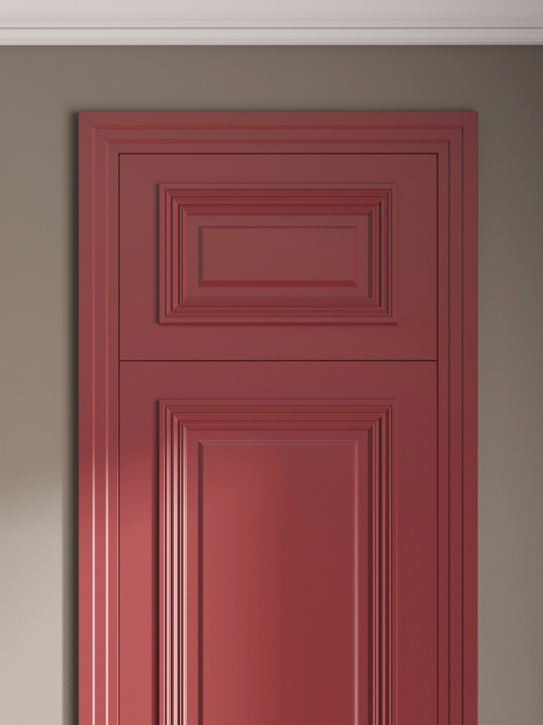 Дверь коллекции Прайм с наддверной панелью